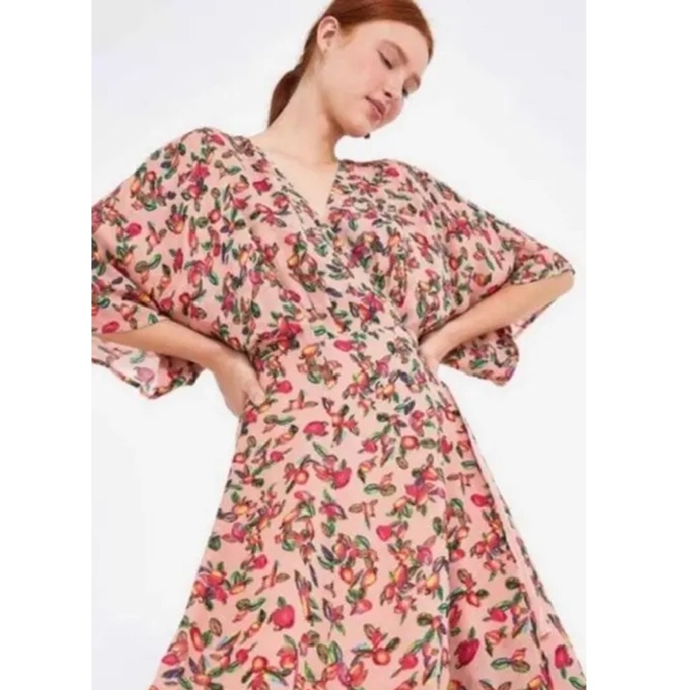 Farm Rio Cashew Wrap Dress